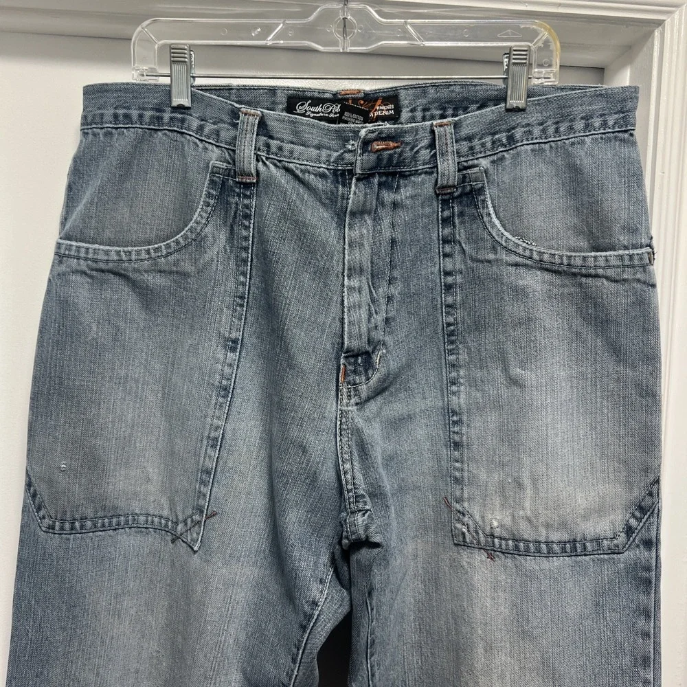 Southpole Jeans Mens 38 38x32 Signature Series Baggy Skater Hip Hop‎ Y2K *READ*
